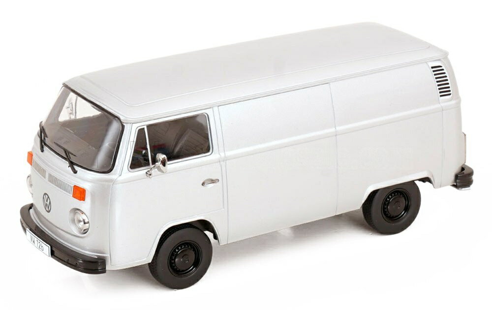 【予約】2026年発売予定 VWフォルクスワーゲン T2b Delivery Vanデリバリーバン 1972 シルバー / KK-SCALE 1/18 ミニカー