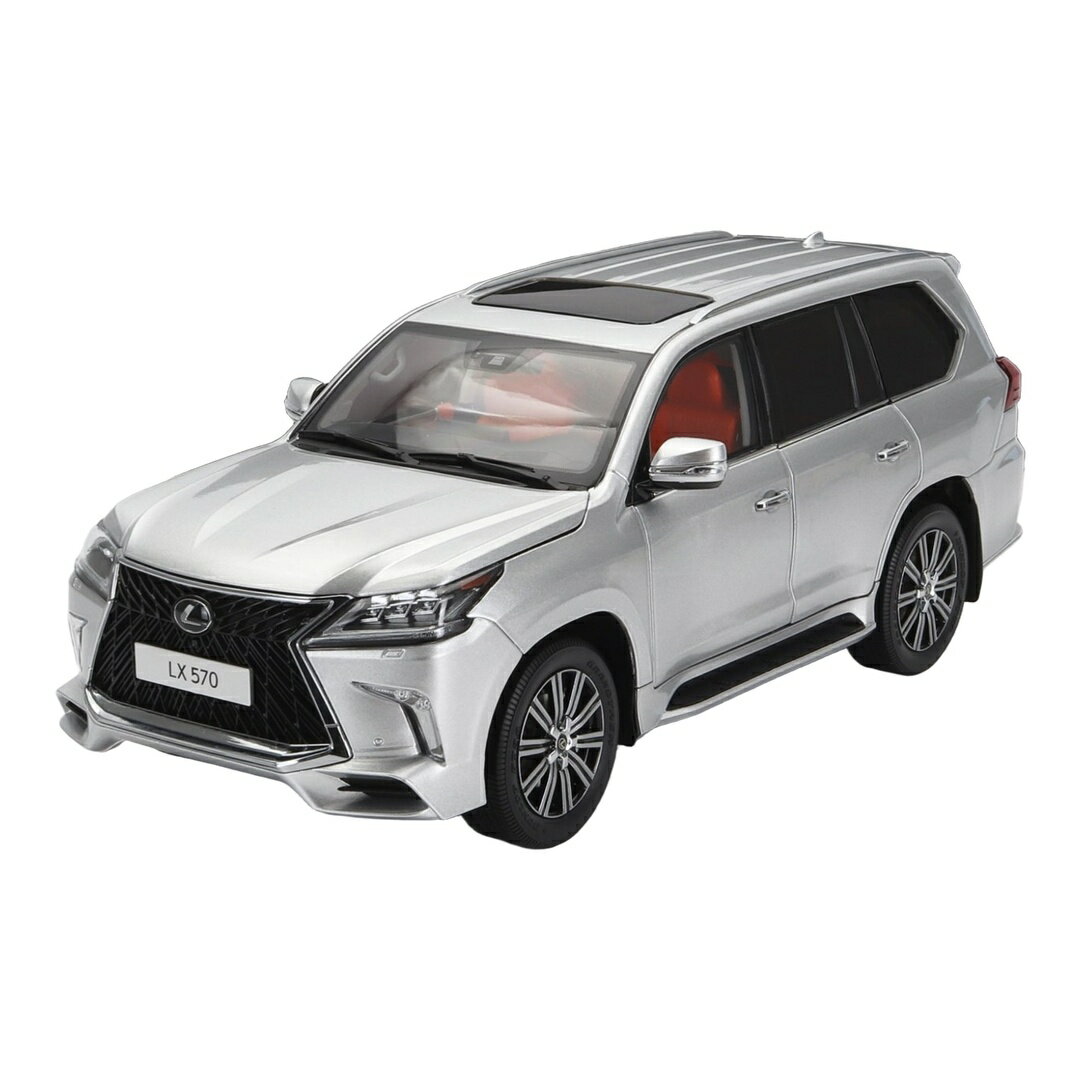 Lexusレクサス LX570 2022 シルバー / LCD 1/18 ミニカー