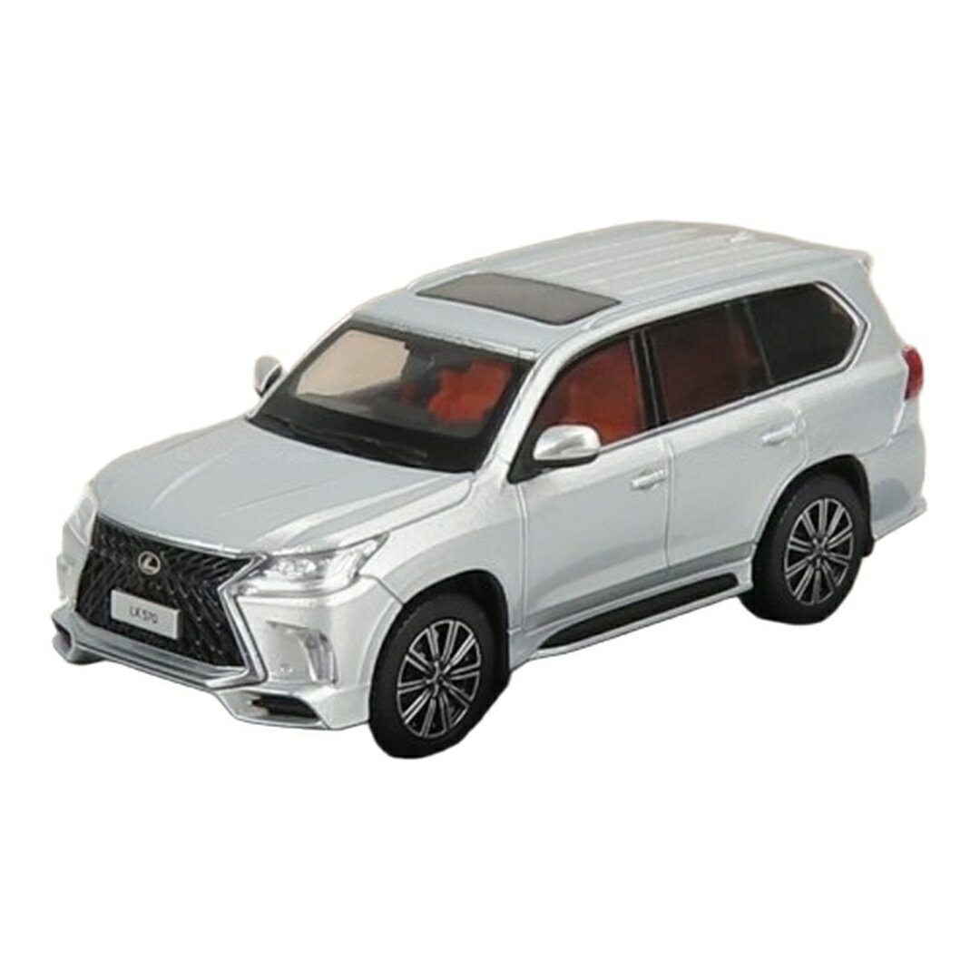 Lexusレクサス LX570 2018 シルバー / LCD 1/64 ミニカー