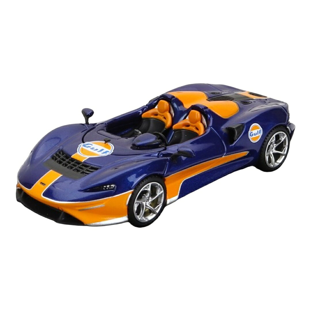 Rakuten - McLarenマクラーレン Elva エルヴァ ガルフカラー ブルー/オレンジ 2020 / LCD 1/64 ミニカー