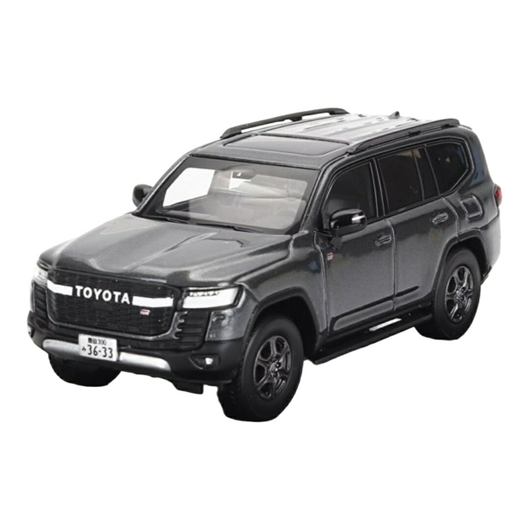 Toyotaトヨタ ランドクルーザー LC300 GR SPORT 2022 グレー / LCD 1/64 ミニカー