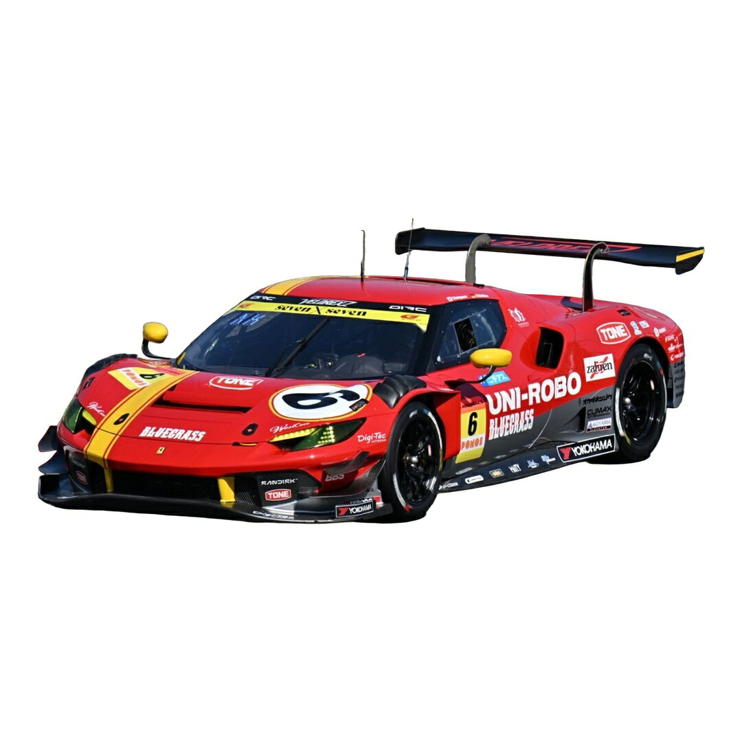 【予約】2026年発売予定 Ferrariフェラーリ 296 GT3 #6 Team Uni-Robo Bluegrass Super GT 2026 Yoshiaki Kat / LOOKSMART 1/43 ミニカー