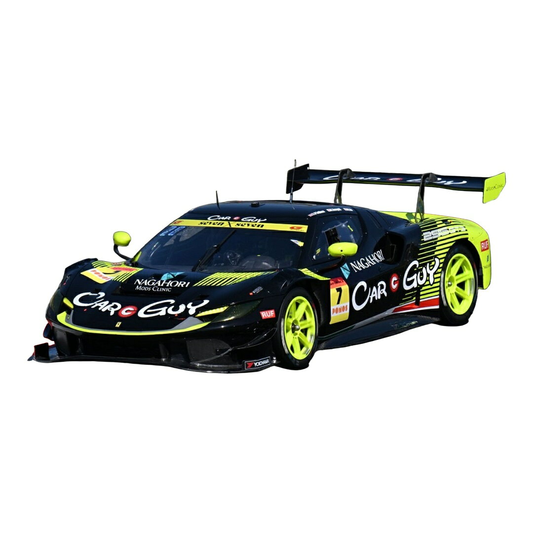 2026年発売予定 Ferrariフェラーリ 296 GT3 #7 Team CarGuy Super GT 2026 Zak O'Sullivan Reimei It / LOOKSMART 1/43 ミニカー