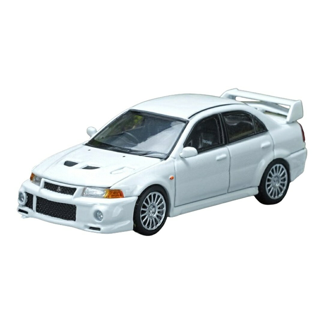 【予約】2026年発売予定 Mitsubishi三菱 Lancer Evolution VI GSR 2001 ホワイト / MOTORHELIX 1/64 ミニカー
