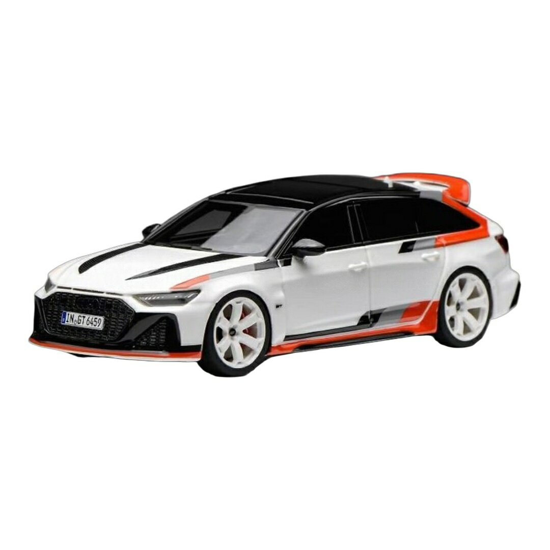 【予約】2026年発売予定 Audiアウディ A6 RS6 GT AVANTアバント SW STATION WAGONステーションワゴン 2023 WHITEホワイト RED / MOTORHELIX 1/64 ミニカー