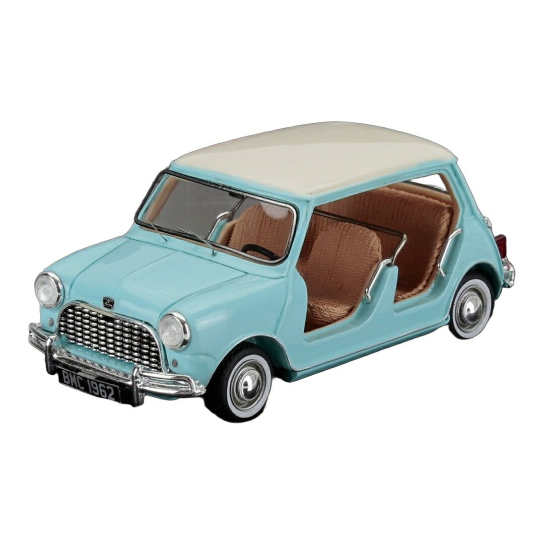 【予約】 MINIミニ Beach Carビーチカー 1962 ホワイト ライトブルー / Matrix 1/43 ミニカー