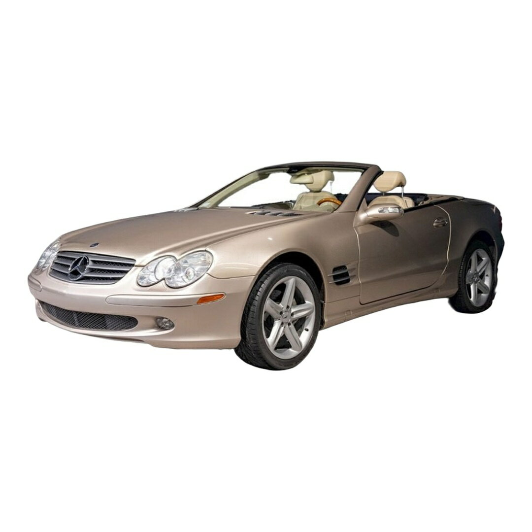 Hot Wheels - 【予約】2026年発売予定 Mercedes Benzメルセデスベンツ SLクラス SL500 R230 カブリオレ 2003 ゴールドメタリック / Norev 1/18 ミニカー