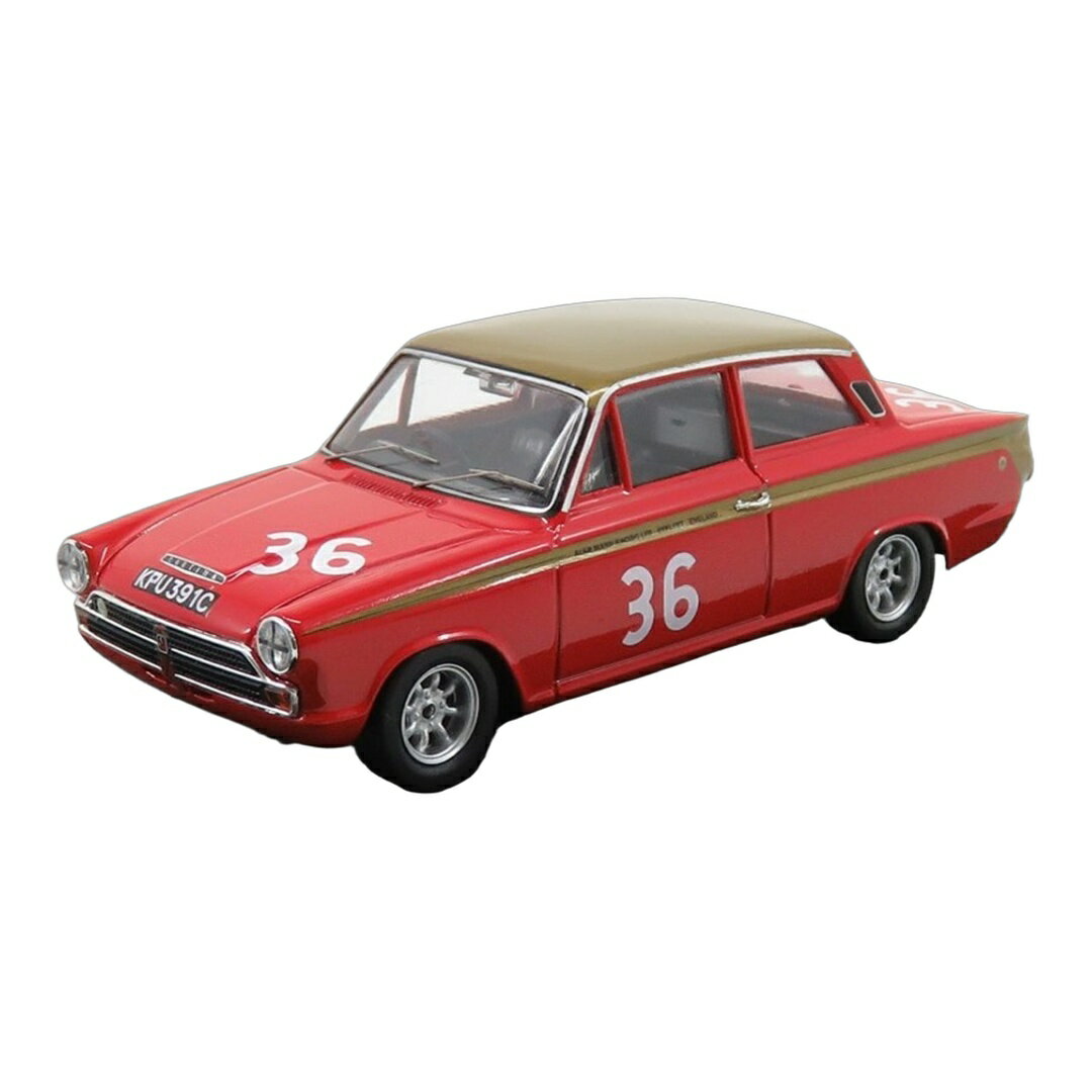 Ford Englandフォード Lotusロータス Cortinaコルティナ 1966 No.36 Snetterton J.Stewart Red Goldレッドゴ 150台限定 / Trofeu 1/43 ミニカー