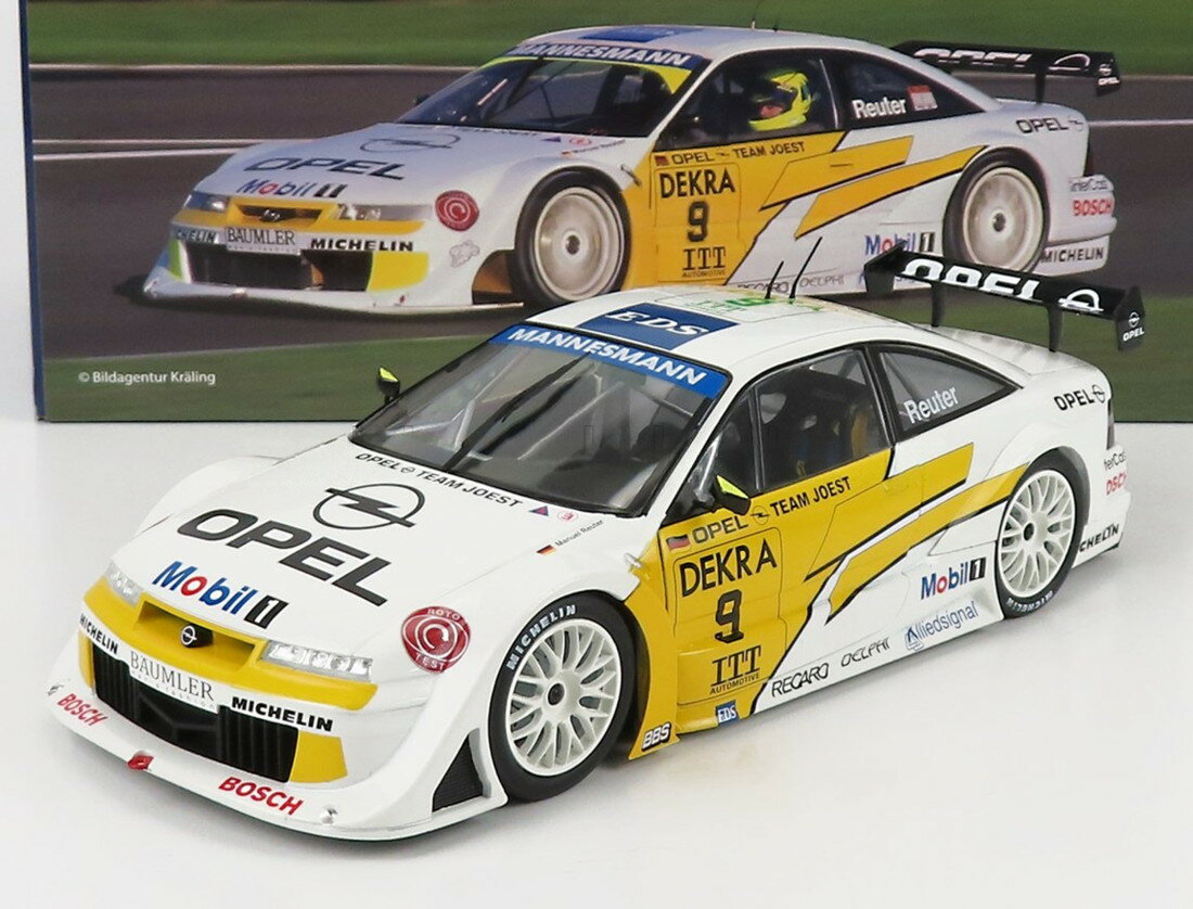 Opelオペル Calibraカリブラ V6 4x4 1995 Team Joest No.9 DTM ITC M.Reuter ホワイトイエロー / Werk83 1/18 ミニカー