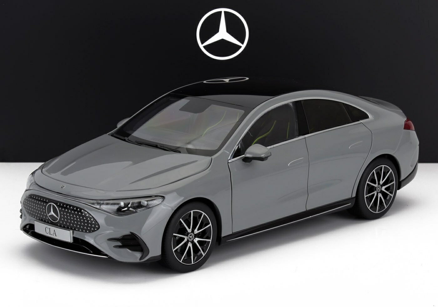 Rakuten - 【予約】 MERCEDES BENZメルセデスベンツ CLA CLASS CLAクラス (C174) BEV 2025 ALPIN GREYアルピングレー / NZG 1/18 ミニカー
