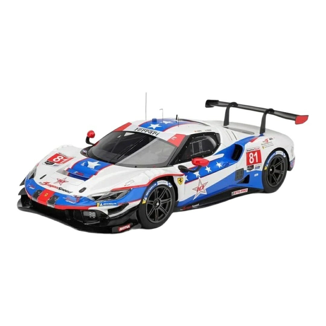 Rakuten - 【予約】 フェラーリ 296 GT3 #81 IMSA ワトキンス・グレン 6時間 2025 ホワイト / BBR 1/18 ミニカー