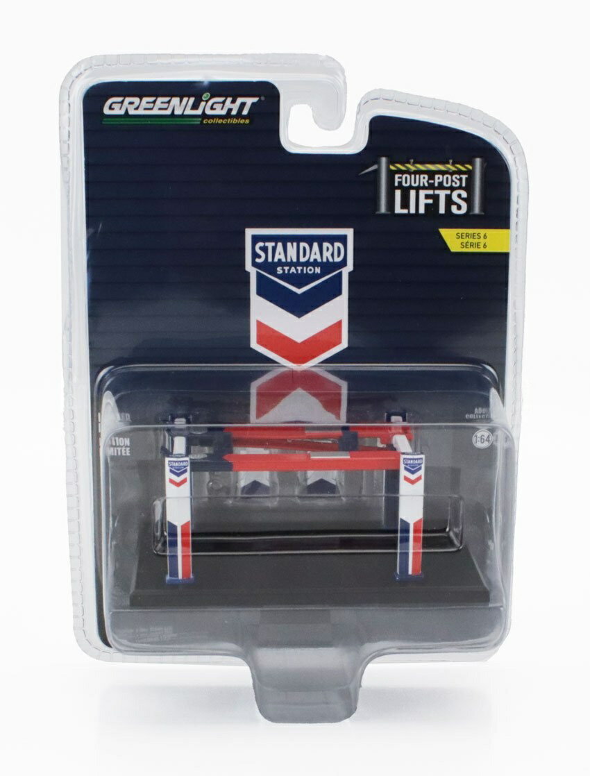ACCESSORIESアクセサリー STANDARD OILスタンダードオイル GARAGE SET OFFICINA PONTE SOLLEVATORE AUTO FOUR / Greenlight 1/64 ミニカー