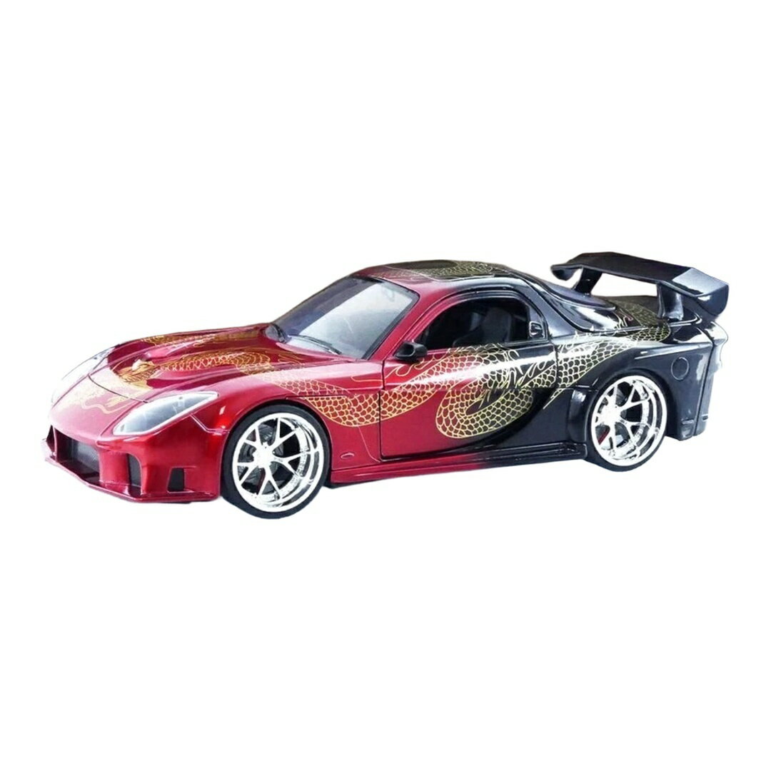 Hot Wheels - マツダ RX-7 ワイドボディ 1995 レッド/ブラック ワイルドスピード / Jada Toys 1/24 ミニカー