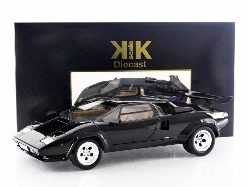 ランボルギーニ カウンタック LP 5000S QV 1985 ブラック / KK Scale 1/12 ミニカー