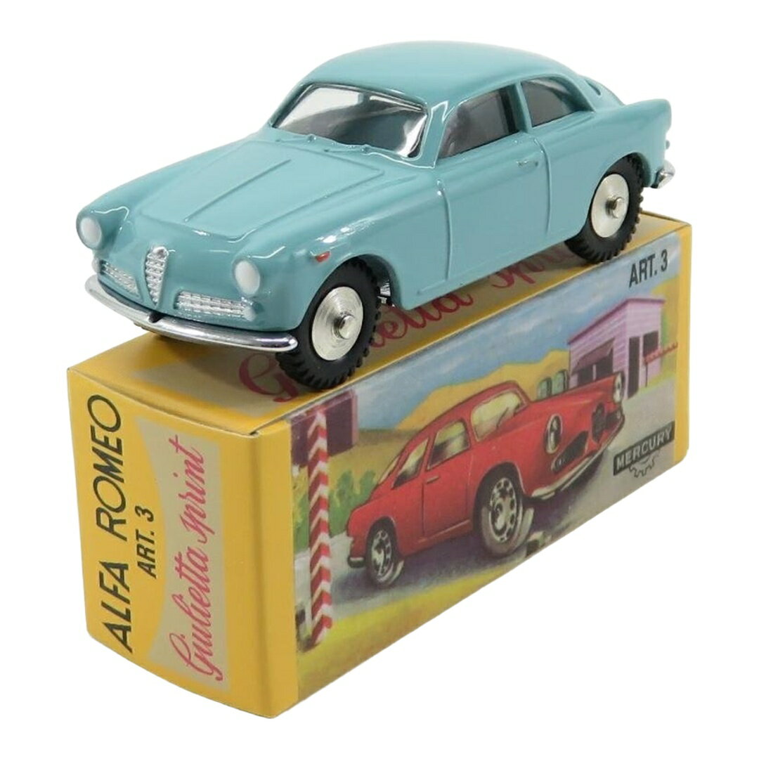 Rakuten - ALFA ROMEOアルファロメオ GIULIETTAジュリエッタ SPRINTスプリント 1957 ライトブルー / EDICOLA 1/48 ミニカー