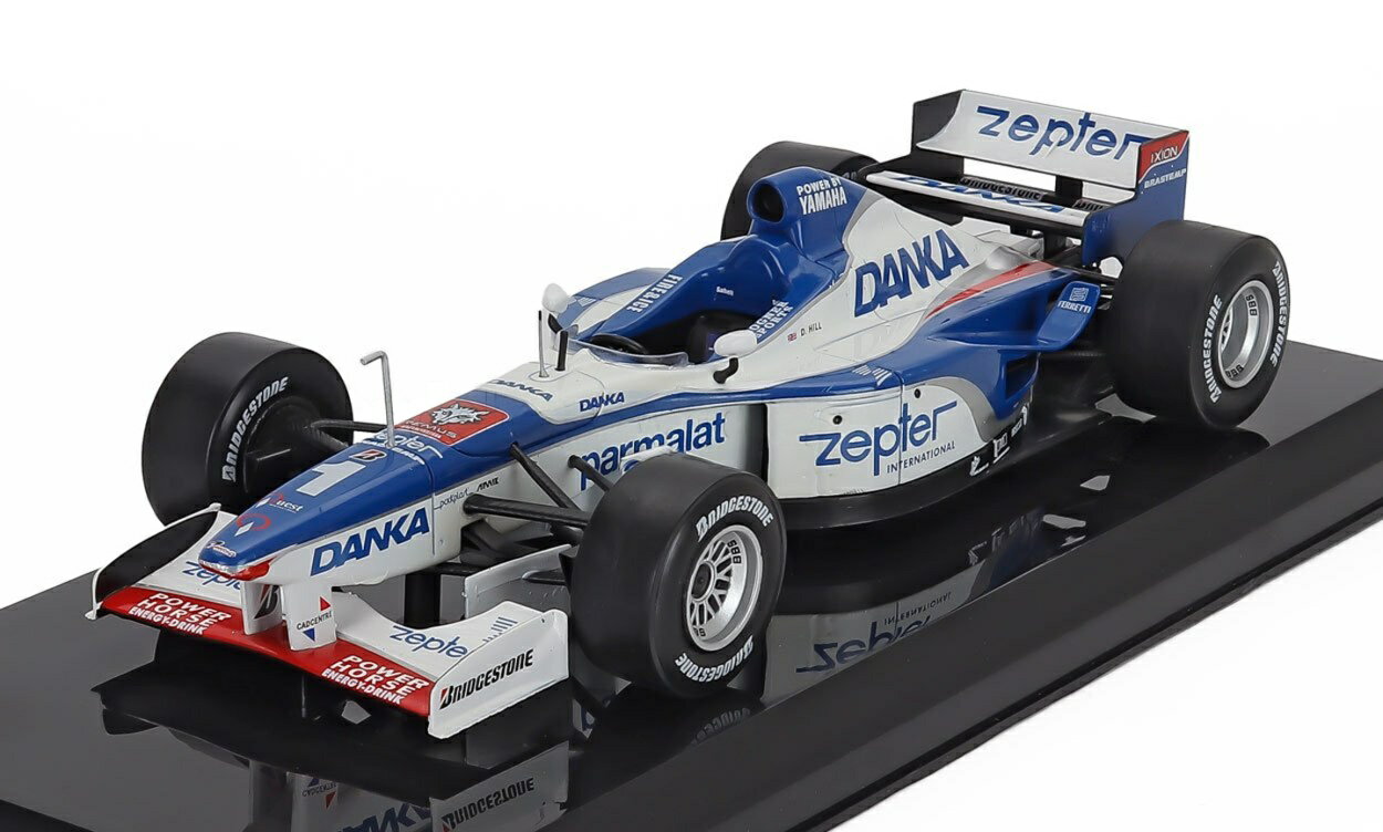 ARROWSアロウズ F1 A18 1997 No.1 SEASONシーズン DAMON HILLデイモンヒル ホワイト ブルー / EDICOLA 1/24 ミニカー