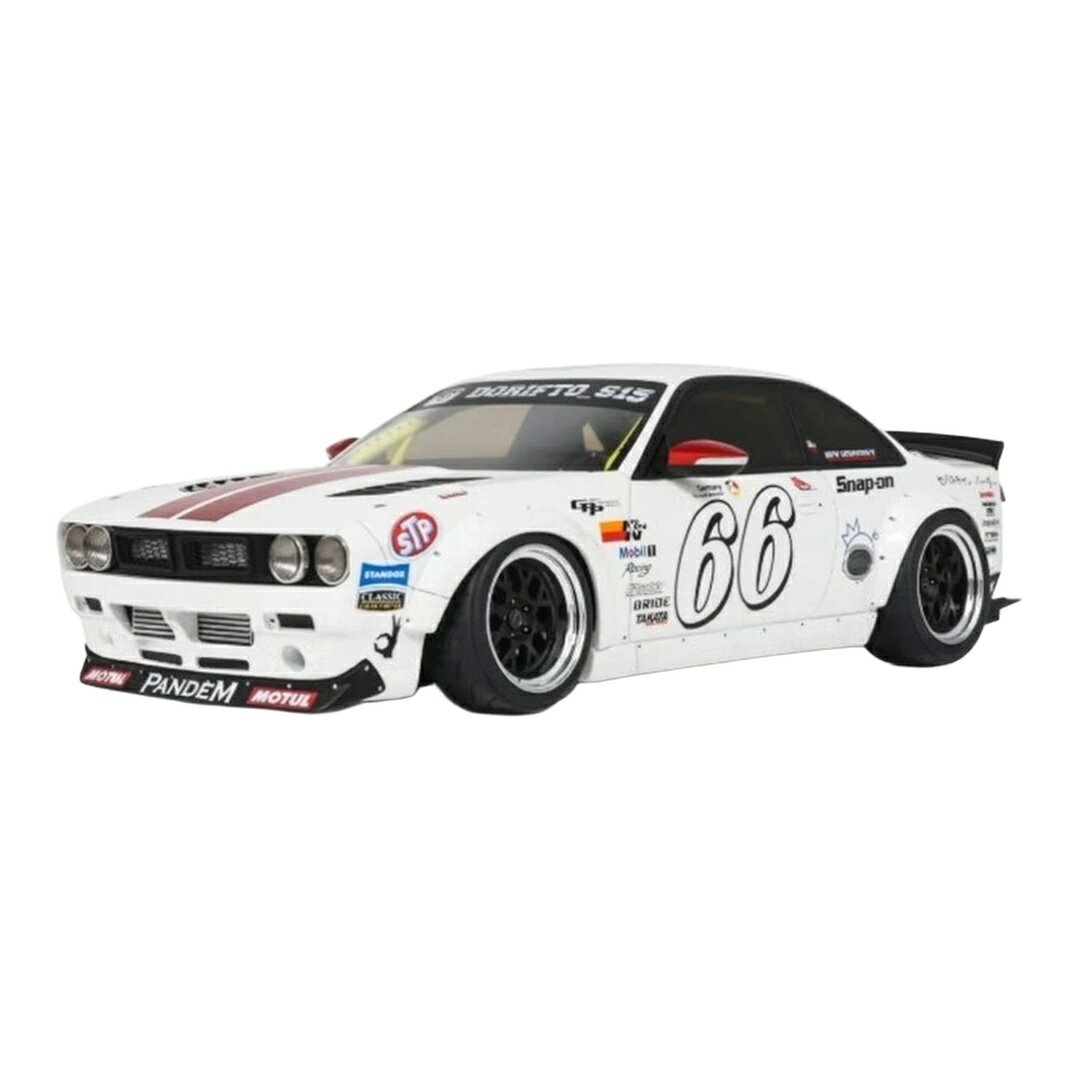 【予約】 日産 シルビア S14 ボス ロケットバニー 66 ホワイト / Otto Mobile 1/18 ミニカー