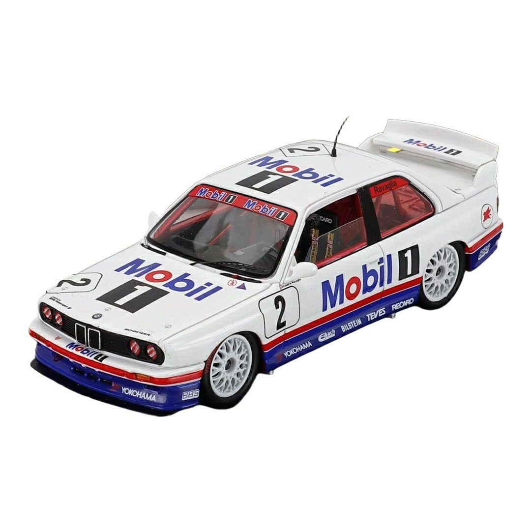 BMW 3 SERIES M3 (E30) 1992 No.2 MOBIL1 MACAU GUIA RACE ROBERTO RAVAGLIA WHITEホワイト BLACKブラック / Spark 1/43 ミニカー