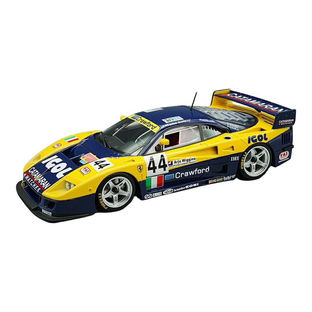 【予約】2026年発売予定 Ferrariフェラーリ F40 LM 3.5L ターボ V8 44 24時間ルマン 1996 Della Noce/Olofsson/Rosenblad / Tecno 1/12 ミニカー