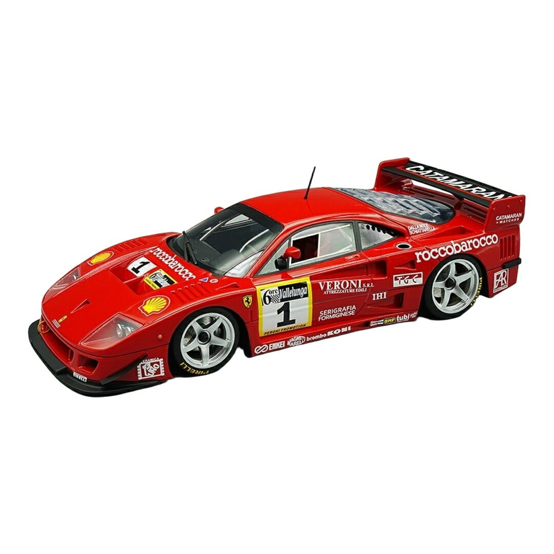 【予約】2026年発売予定 Ferrariフェラーリ F40 LM 3.5L ターボV8 1 優勝 6時間ヴァレルンガ ゴールドカップ 1996 Schiattarella Dell / Tecno 1/12 ミニカー