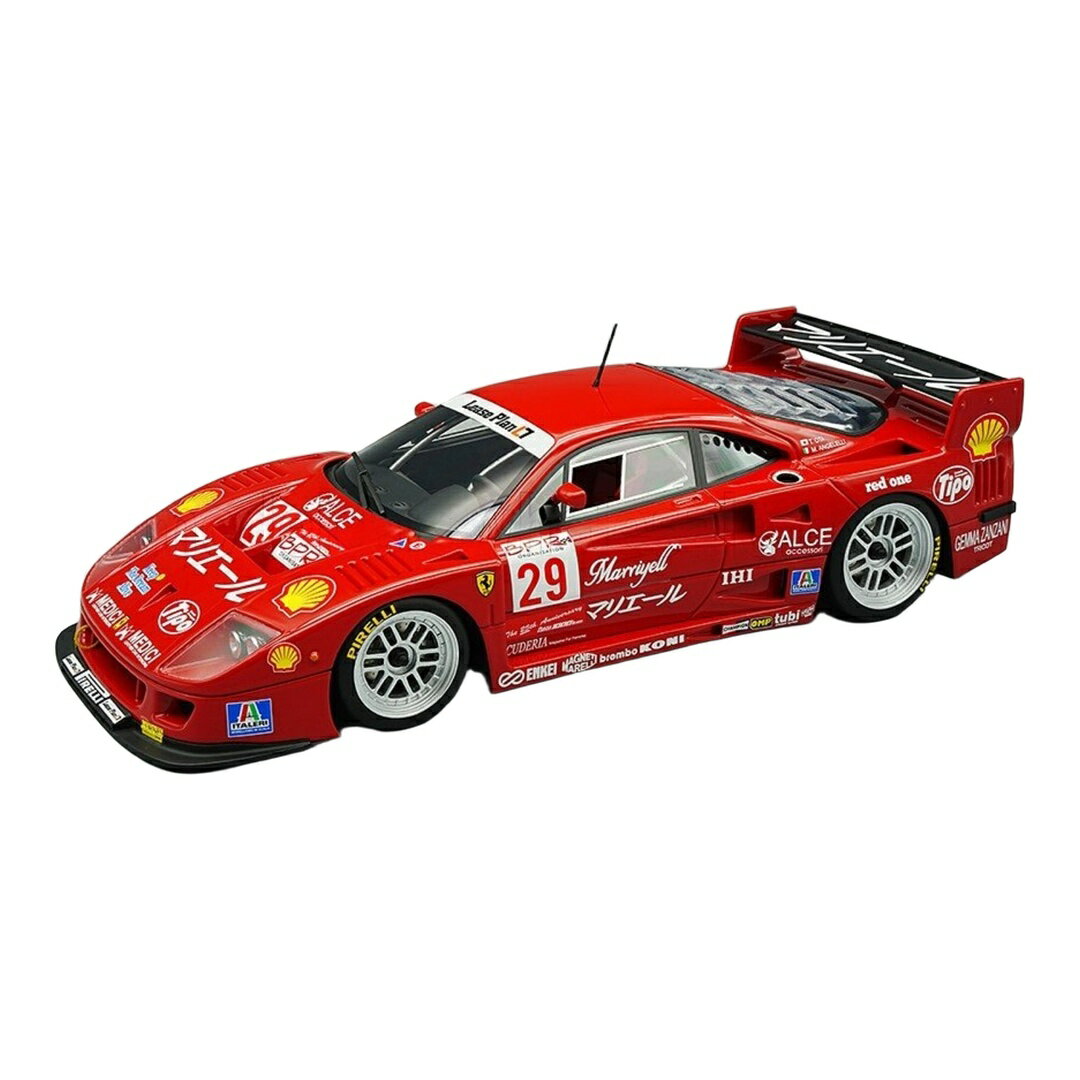 【予約】2026年発売予定 Ferrariフェラーリ F40 LM 3.5L ターボV8 29 BPR 鈴鹿 1996 Max Angelelli Tetsuya Ota レッド 限 / Tecno 1/12 ミニカー