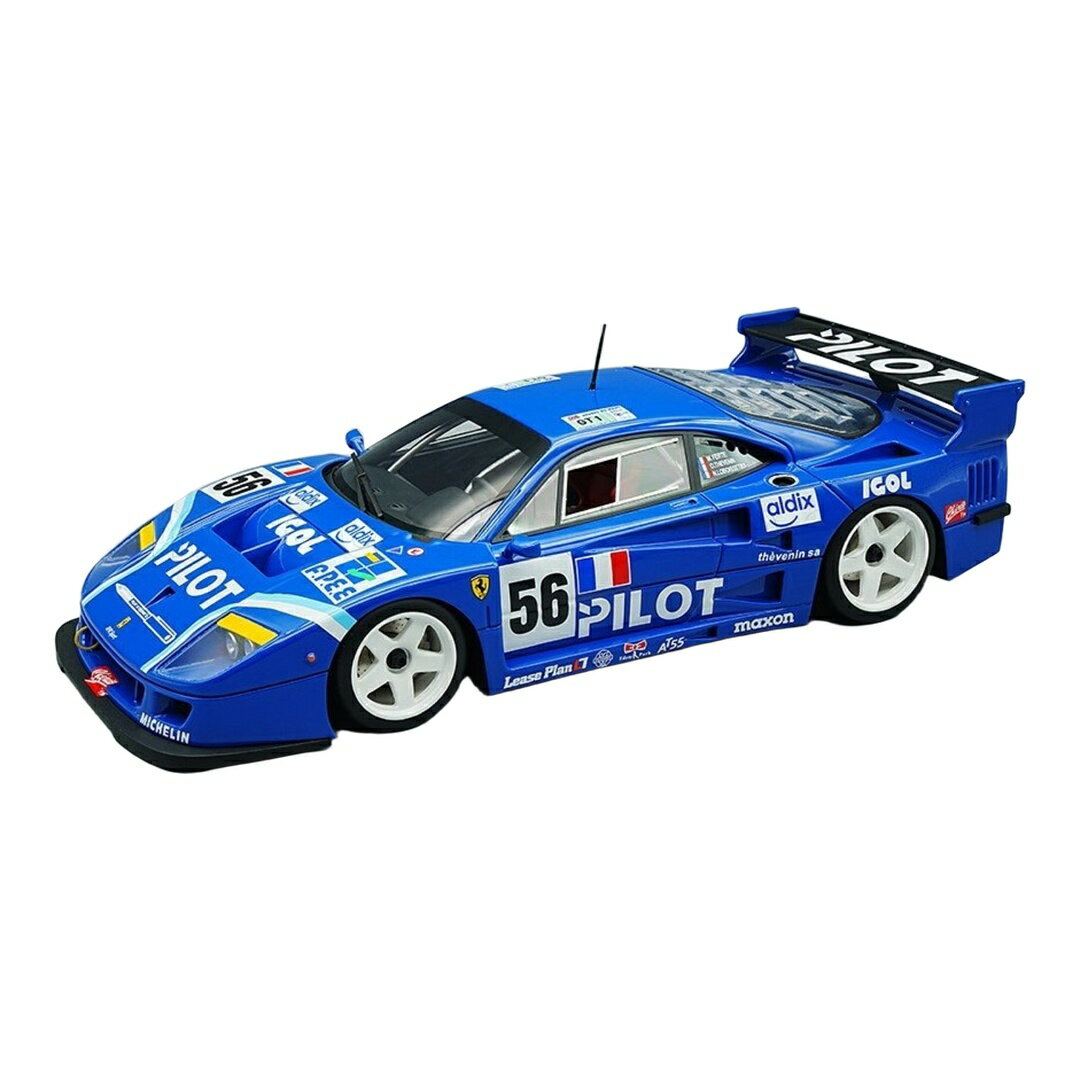 【予約】2026年発売予定 Ferrariフェラーリ F40 LM 3.5L ターボ V8 56 24時間ルマン 1996 Michel Ferte/Olivier Thevenin / Tecno 1/12 ミニカー