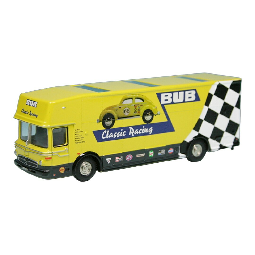 Rakuten - Mercedes Benzメルセデスベンツ O 317 K レースカー・トランスポーター BUB Racing Team 2005 750台限定 / BUB 1/87 ミニカー