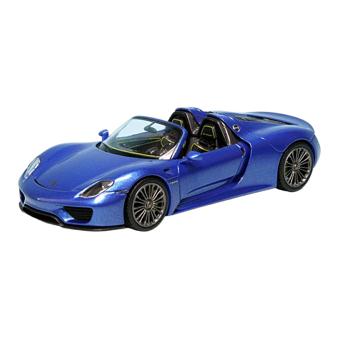 Rakuten - Porscheポルシェ 918 Spyder 2013 ブルー 624台限定 / Minichamps 1/43 ミニカー