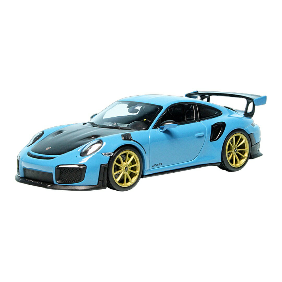 Hot Wheels - Porscheポルシェ 911 GT2 RS 991/2 2018 マイアミブルー 333台限定 / Minichamps 1/43 ミニカー