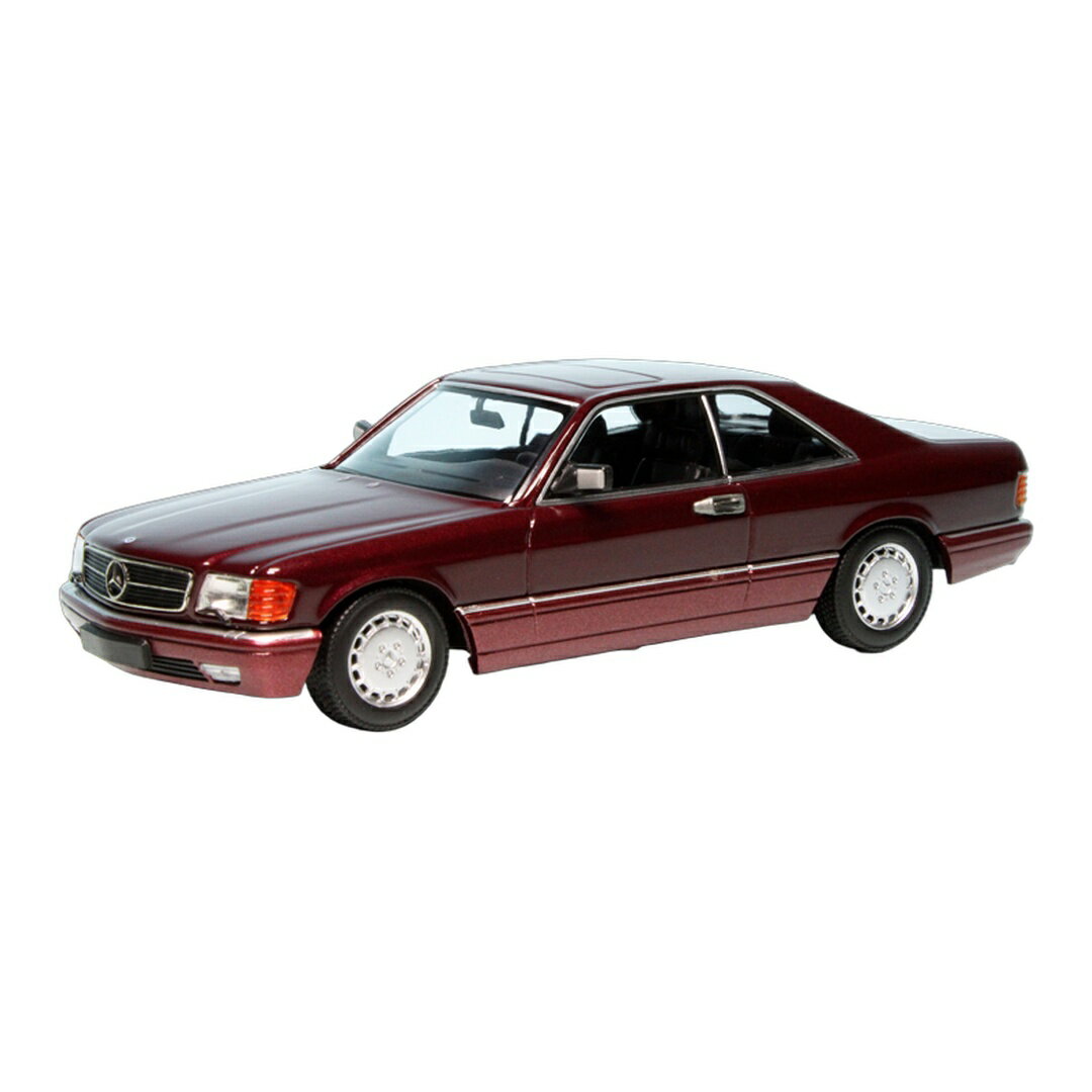 Rakuten - Mercedes Benzメルセデスベンツ 560SEC Coupe C126 1986 ダークレッド / Minichamps 1/43 ミニカー