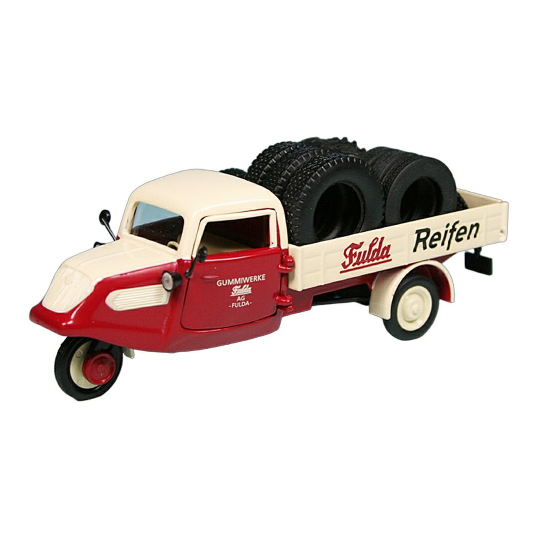 Tempoテンポ Hanseat Dreirad プラットフォーム Fulda Reifen 1000台限定 / Schuco 1/43 ミニカー
