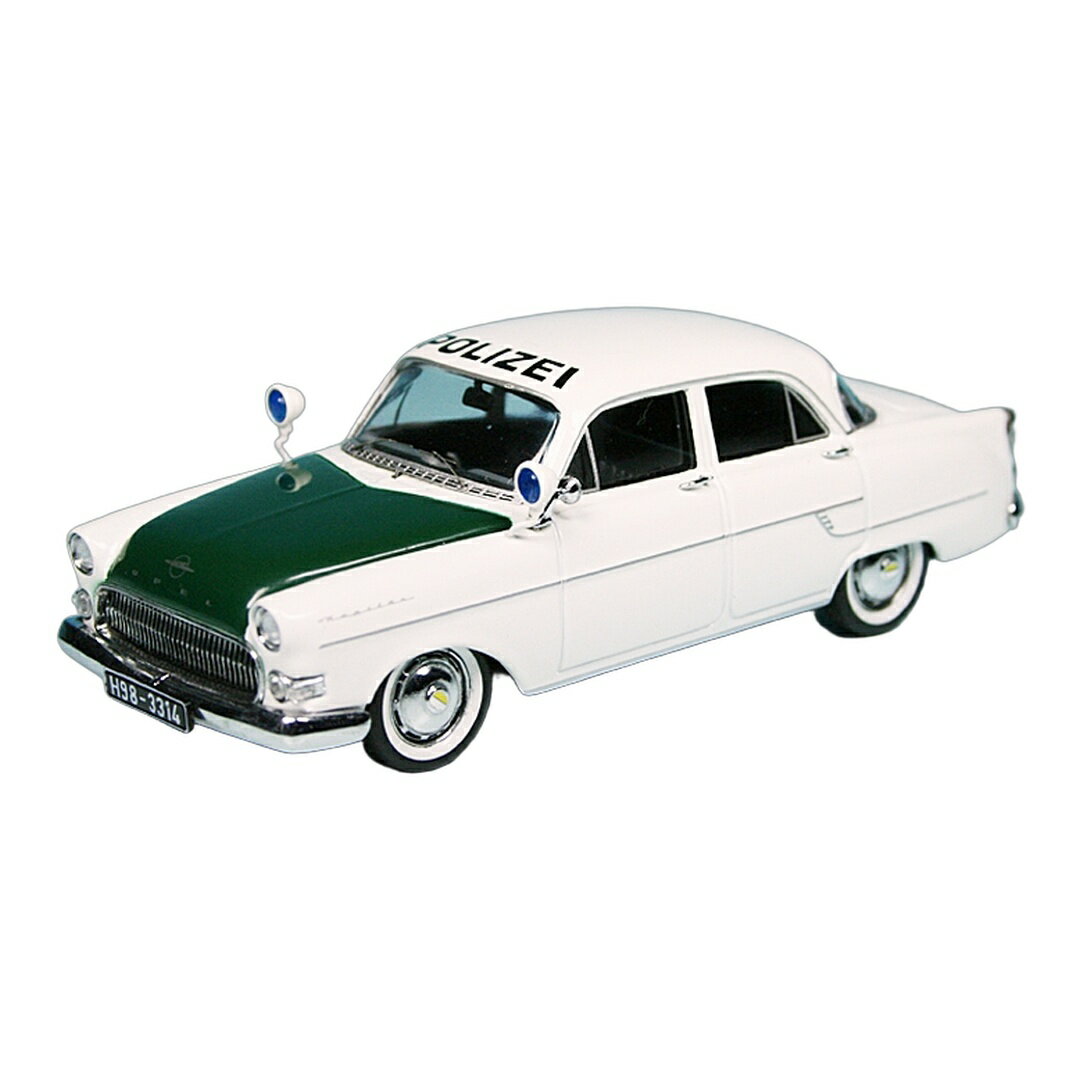 Opelオペル Kapitaen 1956 Polizei 1000台限定 / Schuco 1/43 ミニカー