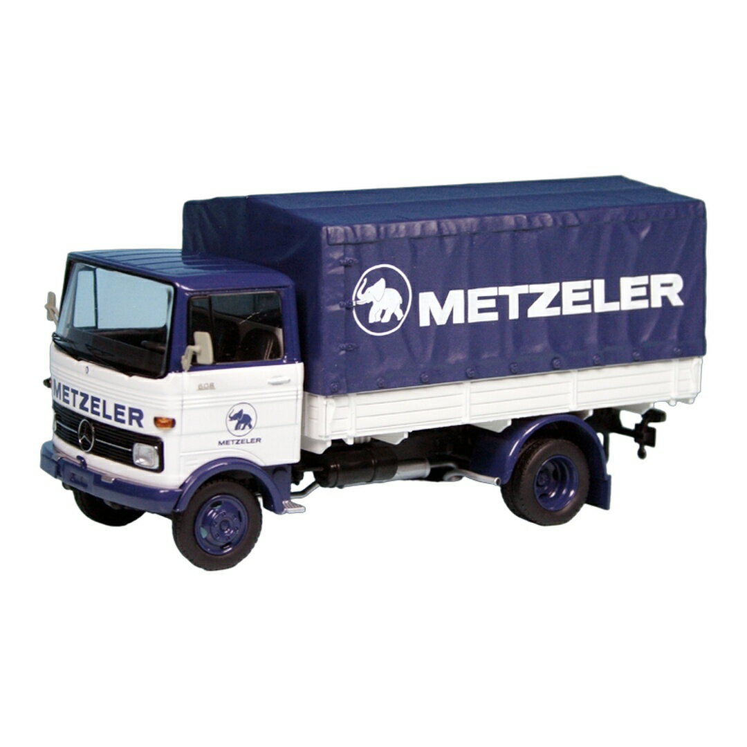 Mercedes Benzメルセデスベンツ LP608 プラットフォーム/ターポリン Metzeler 1000台限定 / Schuco 1/43 ミニカー