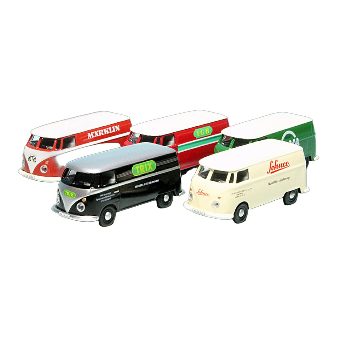VWフォルクスワーゲン T1 バス 5台セット Marklin GAMA TRIX LGB Schuco / Schuco 1/87 ミニカー