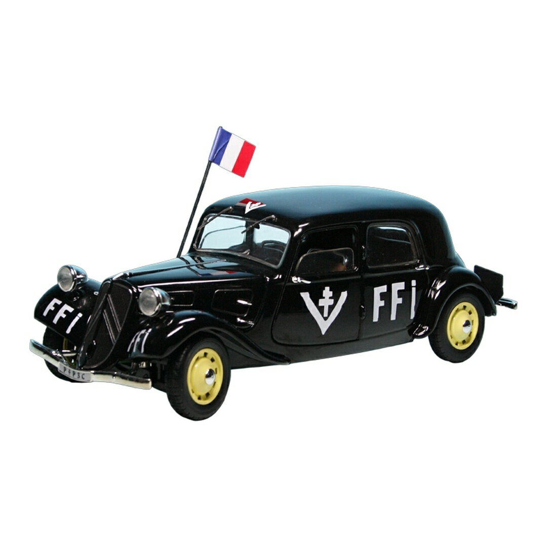 Rakuten - Citroenシトロエン Traction 11 B 1944 FFI ブラック / Solido 1/18 ミニカー