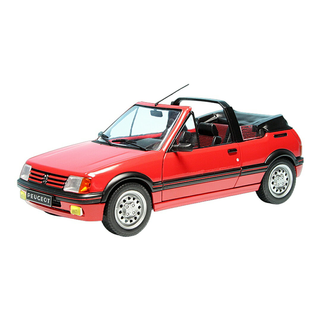 Hot Wheels - Peugeotプジョー 205 CTI コンバーチブル 1989 レッド / Solido 1/18 ミニカー