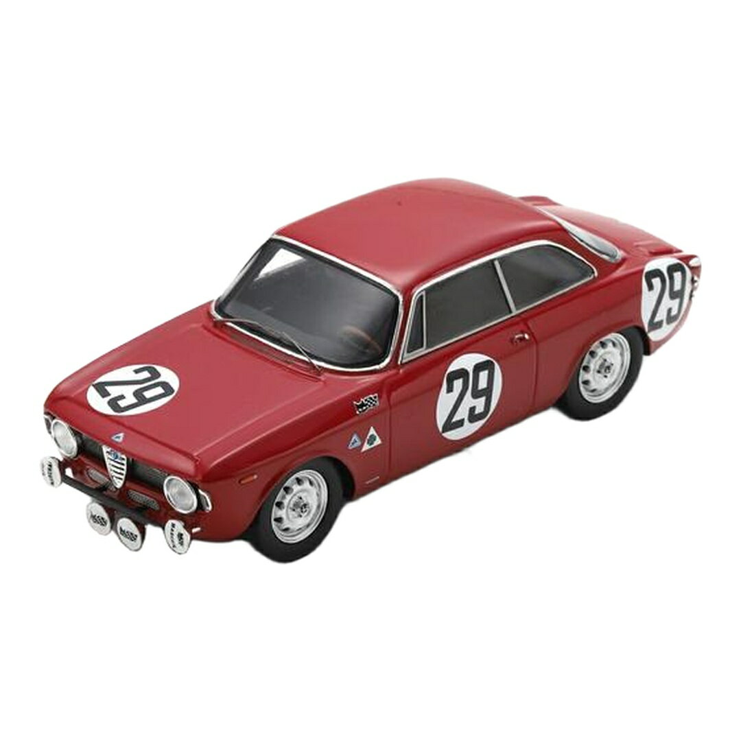 アルファロメオ ジュリア GTA 1600 レッド 29 スパ24時間 1966 / Spark 1/43 ミニカー