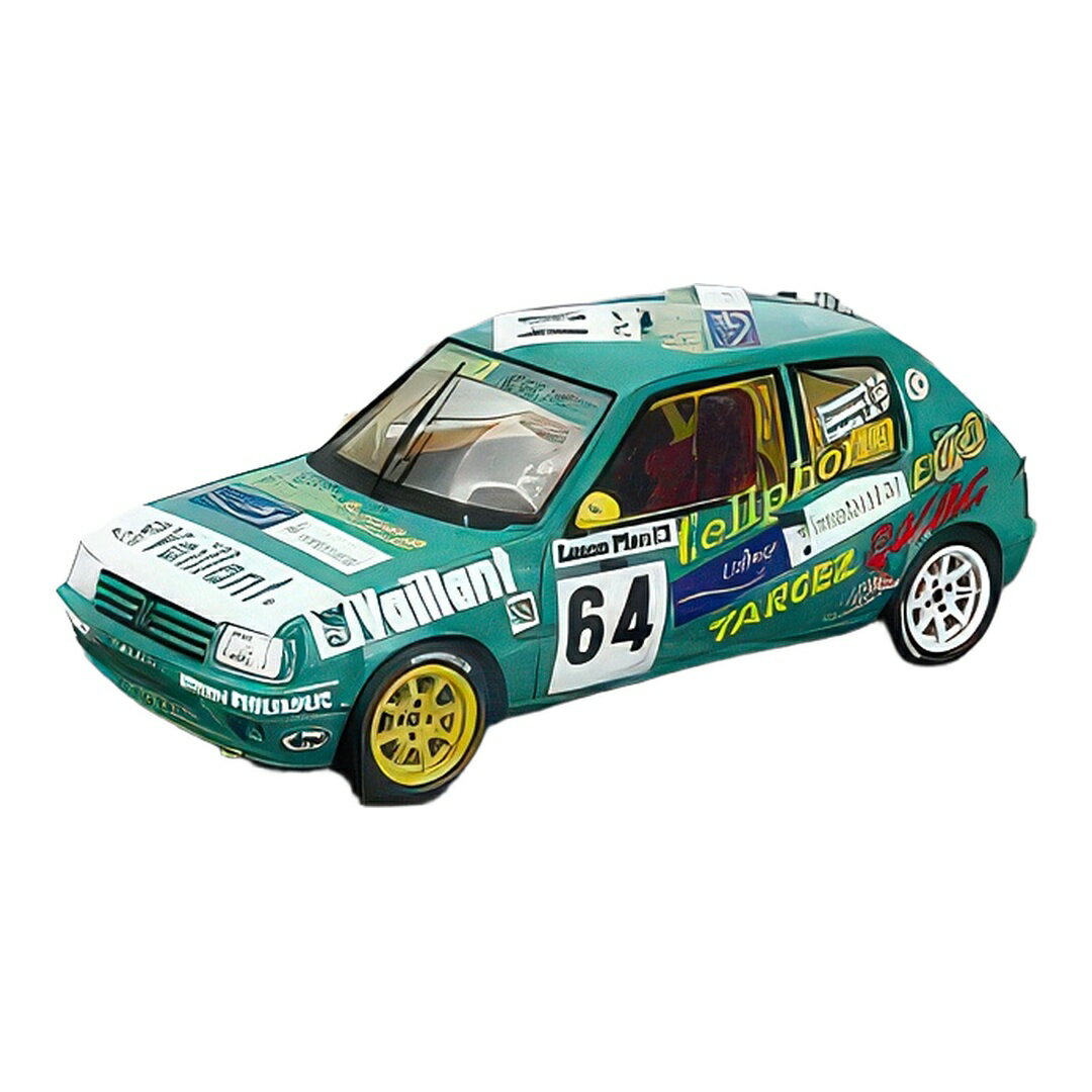プジョー 205 GTI 64 チーム エキュリー ブリュッセル スパ24時間 1997 Eric Schwilden Jean Michel Delporte Pieter V