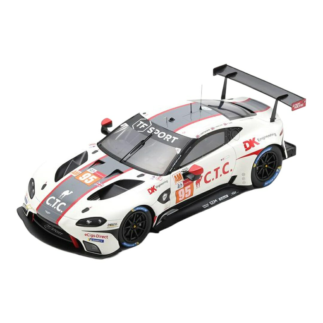 アストンマーチン ヴァンテージ AMR #95 24時間ルマン 2021 J.Hartshorne O.Hancock R.Gunn ホワイト / Spark 1/18 ミニカー