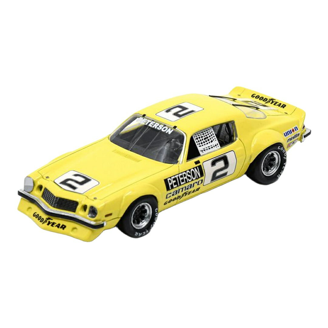 シボレー カマロ #2 IROC デイトナ 1974-1975 イエロー Ronnie Peterson / Spark 1/18 ミニカー