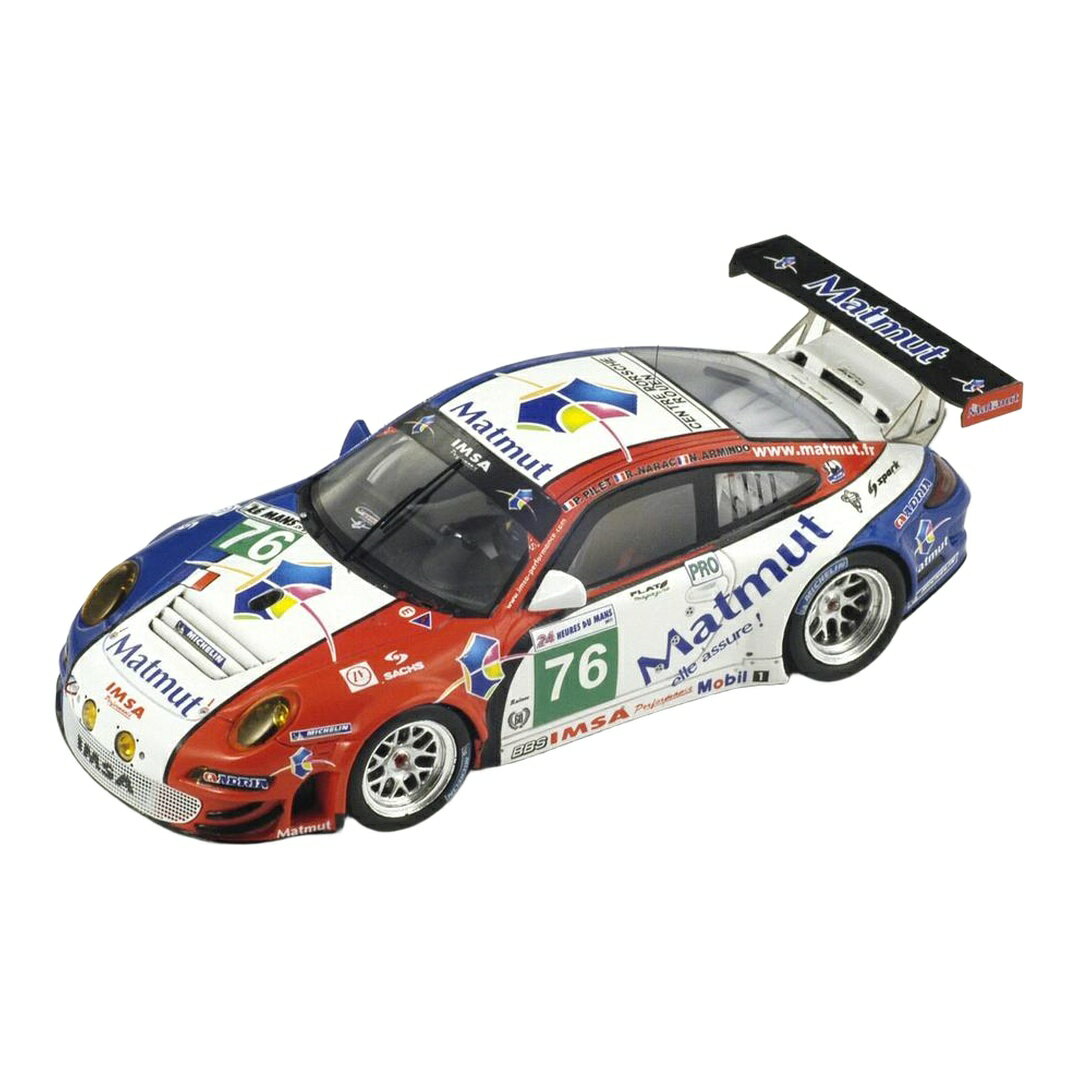 ポルシェ 997 GT3 RSR 76 24時間ルマン 2011 P. Pilet R. Narac N. Armindo / Spark 1/43 ミニカー