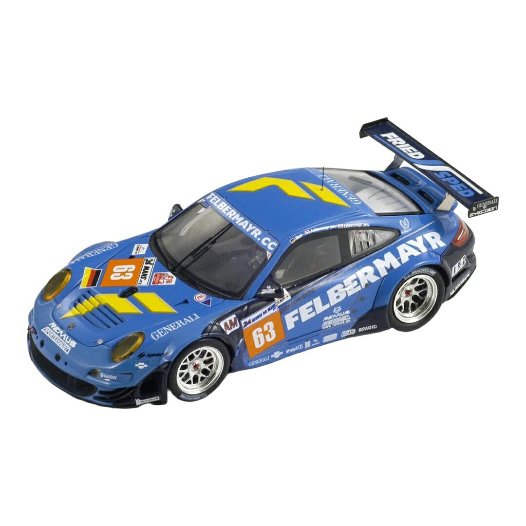 ポルシェ 997 GT3 RSR 63 24時間ルマン 2011 Ried Felbermayr-jun Felbermayr-sen / Spark 1/43 ミニカー