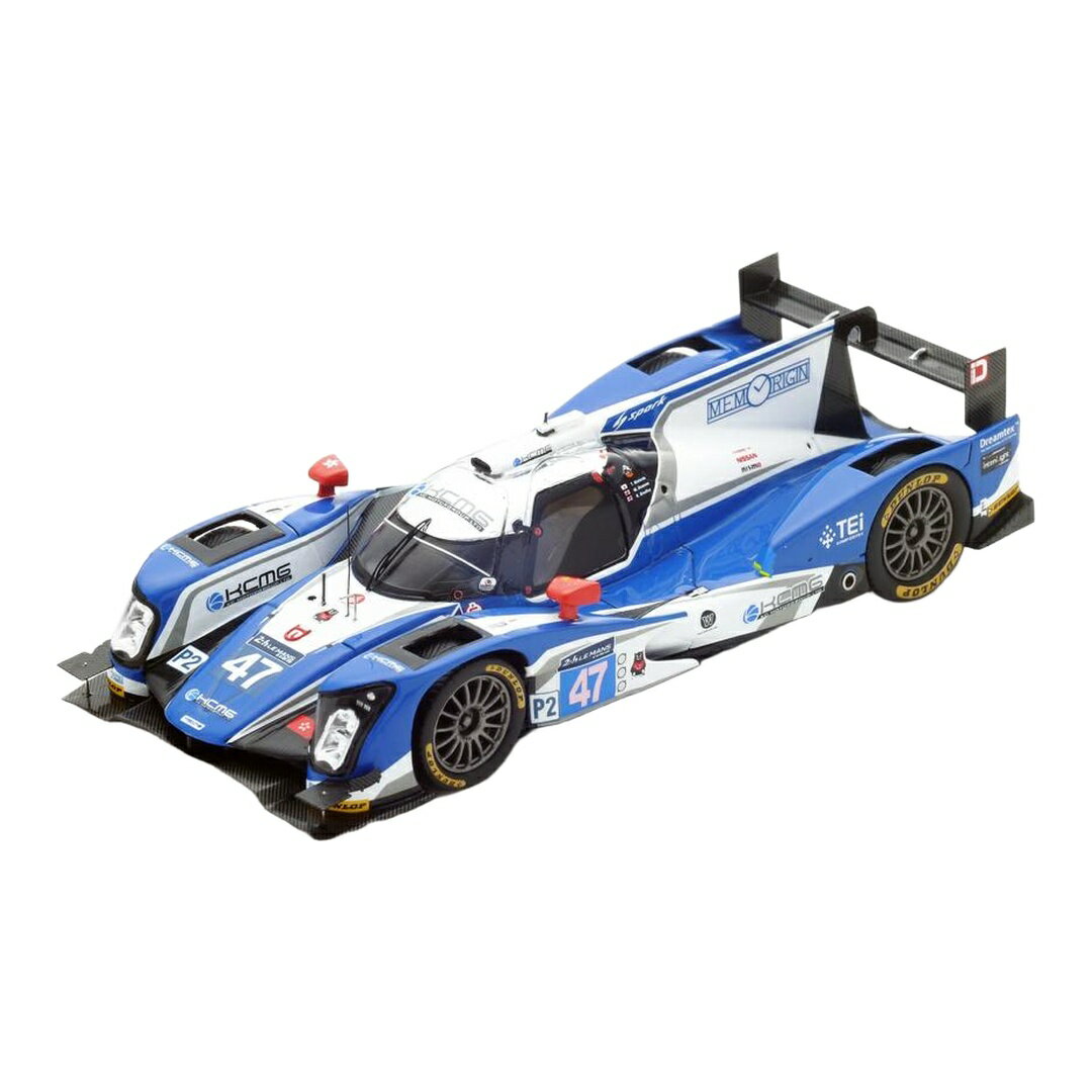 Hot Wheels - オレカ 05 日産 チームKCMG #47 24時間ルマン 2016 T.Matsuda R.Bradley M.Howson ホワイト ブルー / Spark 1/43 ミニカー