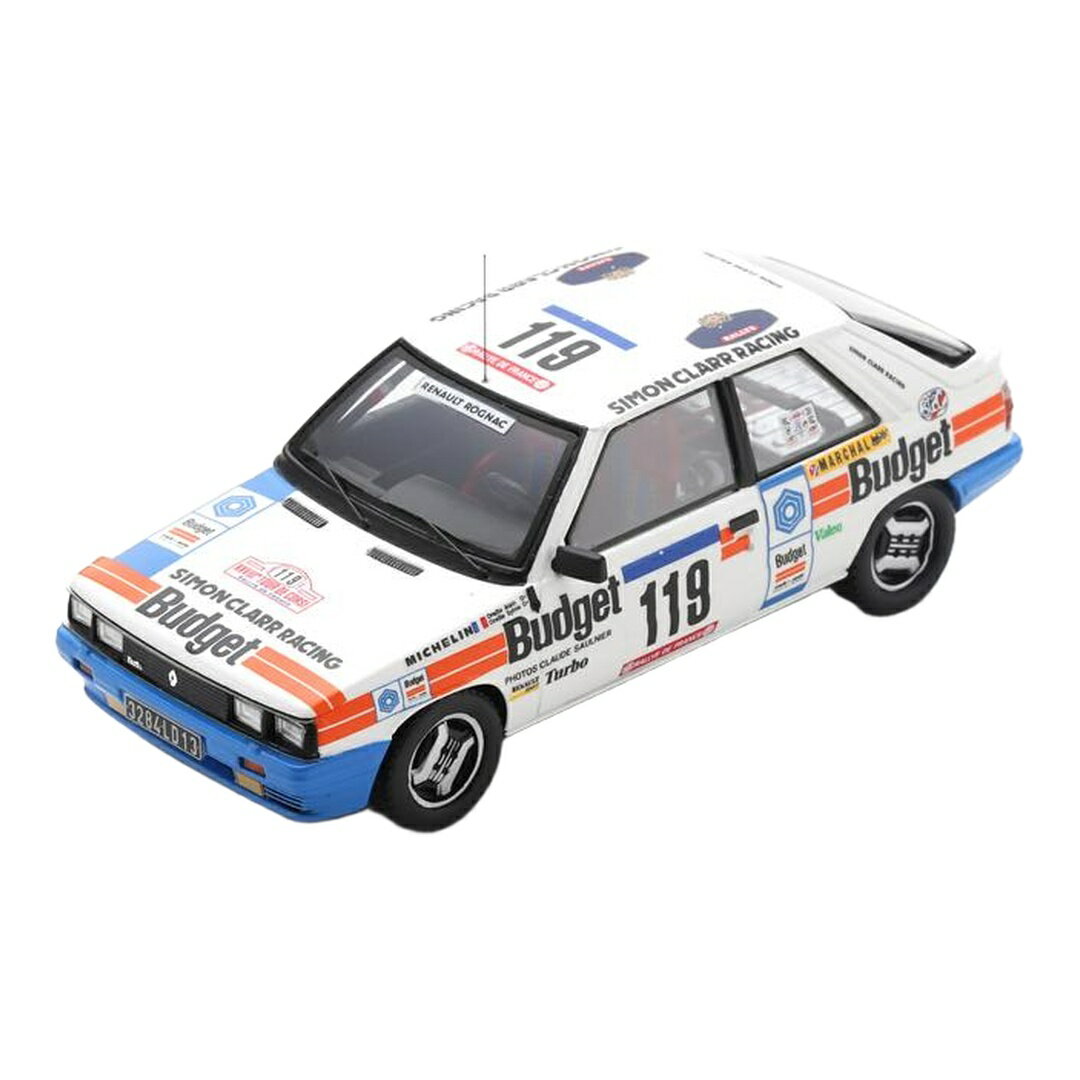 ルノー R11 ターボ #119 ホワイト ツール・ド・コルス 1984 A.Oreille S.Oreille / Spark 1/43 ミニカー