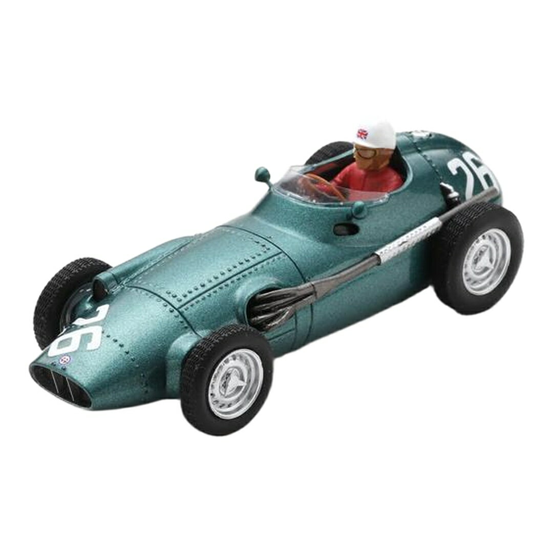BRM F1 P25 #26 グリーンメタリック イギリスGP 1957 Les Leston / Spark 1/43 ミニカー