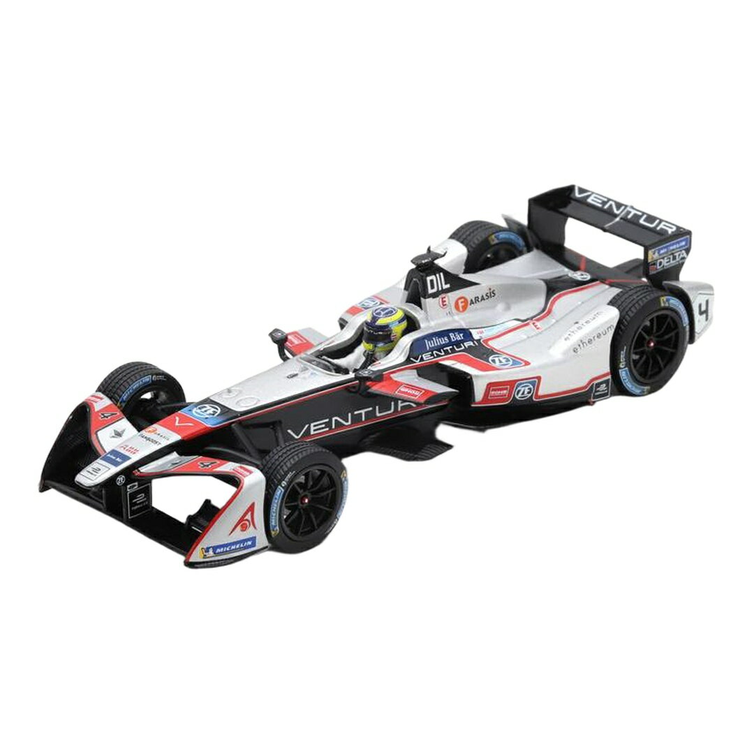 樂天商城 - ベンチュリ フォーミュラEチーム #4 ベルリンE-Prix 2017-2018 シルバー Tom Dillmann / Spark 1/43 ミニカー