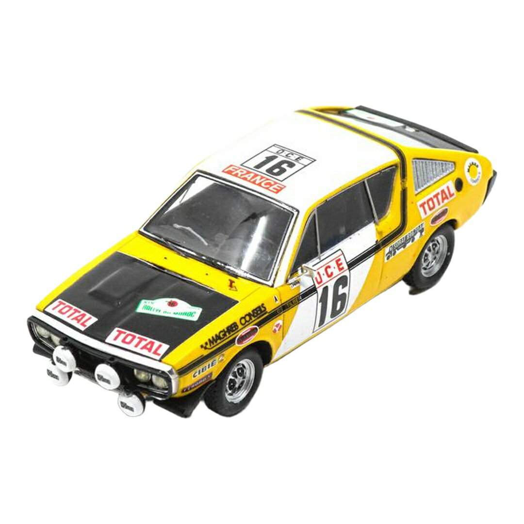 ルノー R17 #16 イエロー ラリー・デュ・マロック 1976 J.Prive Tilber / Spark 1/43 ミニカー