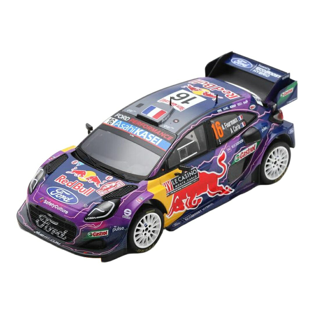 フォード Puma Rally1 #16 ラリー・モンテカルロ 2022 A.Fourmaux A.Coria パープル / Spark 1/43 ミニカー
