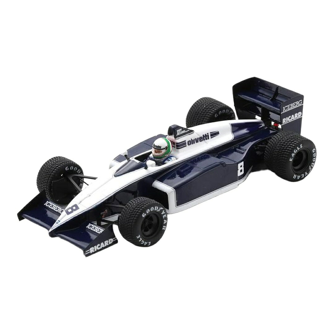 ブラバム F1 BT56 #8 3位 ベルギーGP 1987 A.De Cesaris / Spark 1/43 ミニカー