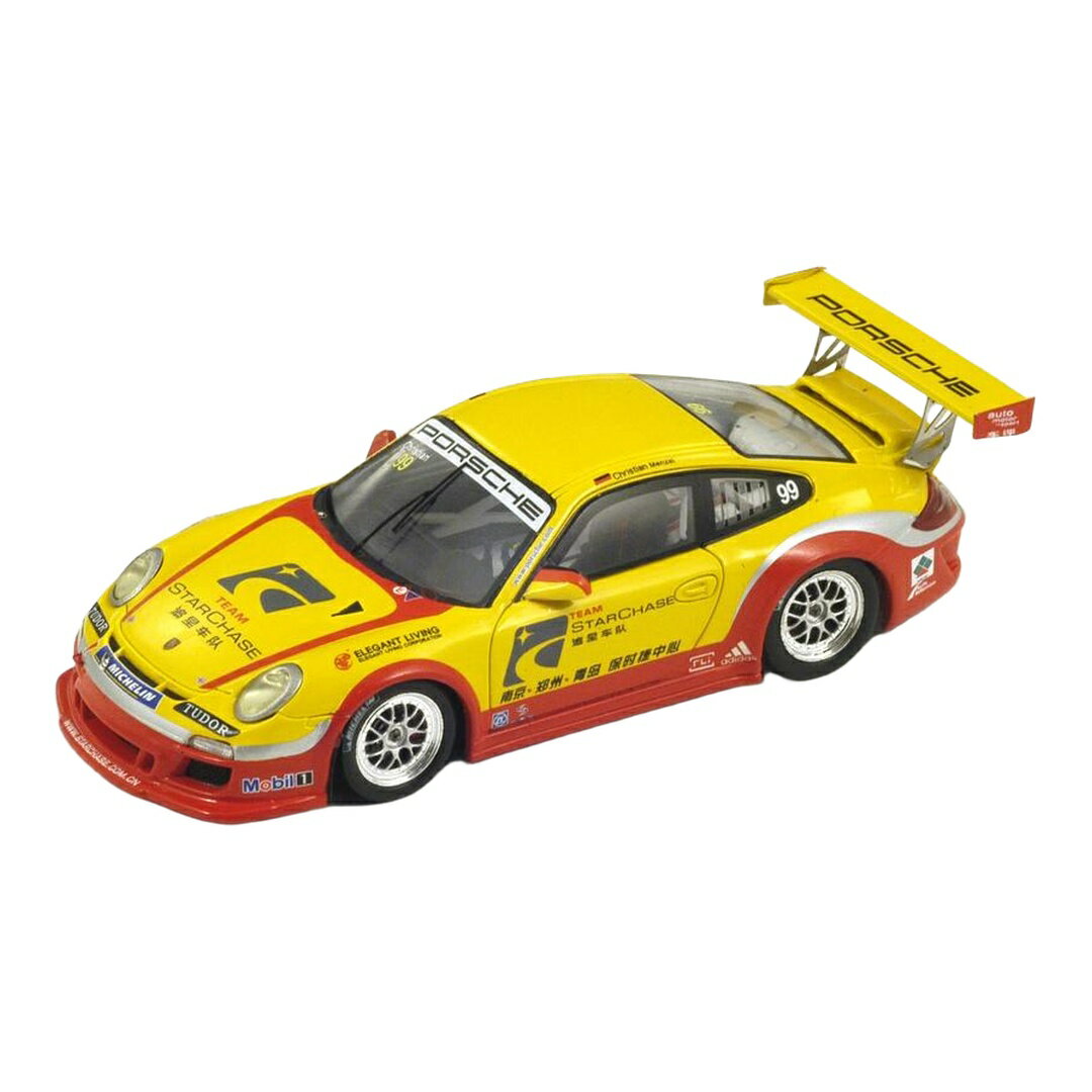 ポルシェ GT3 Cup #99 カレラカップアジア 2010 イエロー Christian Menzel / Spark 1/43 ミニカー